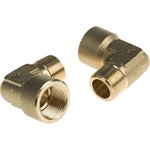 0144 27 27, Brass Pipe Fitting, 90° Threaded Elbow, Male R 3/4in to Female G 3/4in