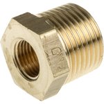 0163 17 10, Brass Pipe Fitting, Straight Threaded Reducer ...