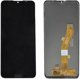 Дисплей (экран) в сборе с тачскрином для Nokia C20, C10 черный (Premium LCD)