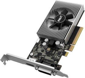 Фото 1/10 Видеокарта Palit PCI-E PA-GT1030 2GD4 NVIDIA GeForce GT 1030 2Gb 64bit DDR4 1151/2100 DVIx1 HDMIx1 HDCP Ret low profile