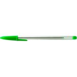 Ручка шариков. Buro Simplex d=0.7мм зел. черн. кор.карт. одноразовая ручка линия 0.5мм без инд. Маркировки