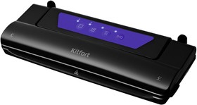 Вакуумный упаковщик KitFort КТ-1528-1, 110Вт, черный/фиолетовый
