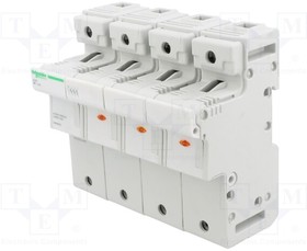 A9GSB792, Fuse base; for DIN rail mounting; Poles: 3+N