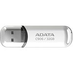 Флеш Диск A-DATA 32GB  AC906-32G-RWH  Classic C906, USB 2.0, Белый