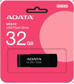 Флеш Диск A-DATA 32GB  UC310-32G-RBK  UC310, USB 3.2, черный