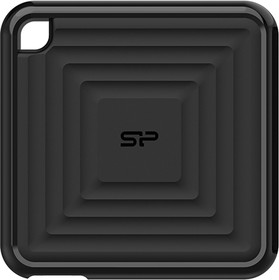 Фото 1/4 External SSD Silicon Power 1.0Tb PC60  SP010TBPSDPC60CK  (USB 3.2 Gen2, 540/500Mbs, 80х80х11.2mm, 46g) Black