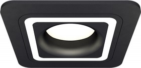 Фото 1/2 Ambrella Комплект встраиваемого светильника XC7902011 SBK черный песок MR16 GU5.3 (C7902, N7716)