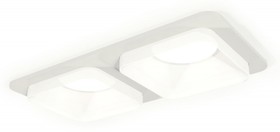 Фото 1/2 Ambrella Комплект встраиваемого светильника с акрилом XC7905013 SWH/FR белый песок/белый матовый MR16 GU5.3 (C7905, N7755)