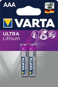 6103(А286/FR03/AAA)2, Элемент питания литиевый Ultra(Professional) Lithium (2шт) 1.5В