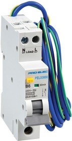 PEL00866, Автоматический выключатель, 230 В, 6 А, 1-полюсный