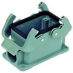 09300100272, Heavy Duty Power Connectors SURFACE MOUNTING HSG HAN 10B 2 SIDE ENTRY