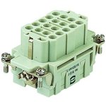 09320183101, Heavy Duty Power Connectors HAN EE 18P F CRIMP ORDER CONTACTS SEP