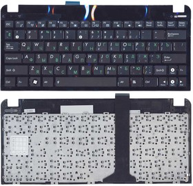 Фото 1/3 Клавиатура для ноутбука Asus Eee PC 1015 черная с рамкой