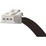 15136-0306, Rectangular Cable Assemblies MicroClasp 3CKT CBL ASSY SR 600MM WHITE