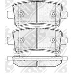 Колодки тормозные задние NIBK PN0840