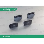 KDT21505, Колодки тормоз передние ВАЗ-2101-07 (ком-т 4шт) Кедр