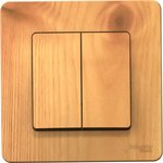 ( Schneider Electric) BLANCA AGRICULTURAL 2-key SWITCH , 10A, 250B, ASH BLNVS010505