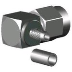 SMA-02LV1-TGG-RP, Разъем SMA, штекер угловой RP, RG-405, пайка