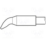 JBC-C250406, Паяльное жало for AL chisel curved 2,2x1,0мм