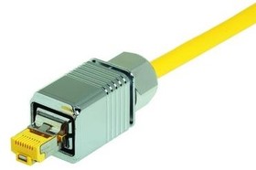 09451951560, Modular Connectors / Ethernet Connectors RJI IP67 PLUG PP MET 10G