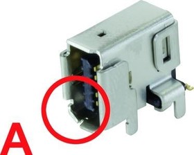 Фото 1/2 09452812560, Modular Connectors / Ethernet Connectors 8A-1 jack AV T&R400