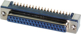 09551567612741, D-Sub Standard Connectors DSUB FEM SMT ANG 9P M3 nut