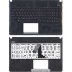 Клавиатура для ноутбука Asus X501A черная топ-панель