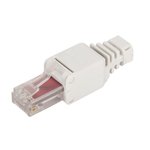 Полевой коннектор RJ-45 8P8C, категории 6 LAN-TMP-U6-WH