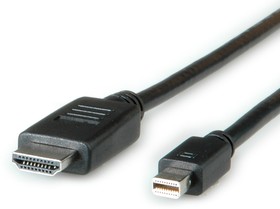 11.04.5791-10, Male Mini DisplayPort to Male HDMI, PVC Cable, 2m