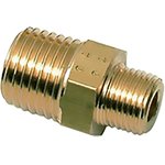 0121 17 10, Brass Pipe Fitting, Straight Threaded Adapter ...