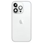 Задняя крышка (корпус) в сборе с рамкой для Apple iPhone 14 Pro белая