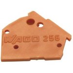 256-600, Торцевая пластина, 1 мм, оранжевая