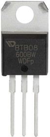 BTB08-600BW, симистор (триак), 600 В, 8 А, TO-220AB
