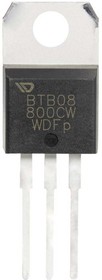 BTB08-800CW, симистор (триак), 800 В, 8 А, TO-220AB