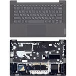 Клавиатура (топ-панель) для ноутбука Lenovo Ideapad 5-14IIL05 Type-C серая с ...