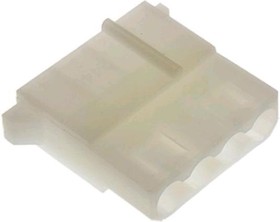 DP04S-H (TH-4F) (PWC20-4F), Колодка разъема пит-я (устр. 5.25") 4 конт. "гнездо" на кабель, шаг 5.08 мм без контактов