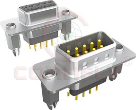 DS1034-01-09 FBNSI44, Гнездо D-Sub 9 pin на плату