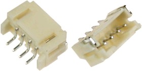 PH04W-R1K-H-CN (MW-4MSR) (MW-4MRS), Разъем пит-я/сигнал. "вилка" 4 конт.(1x4) шаг 2.00 мм, горизонт., поверхн. монтаж на плату (PH тип)