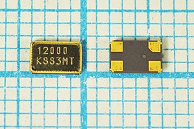 Резонатор кварцевый 12.0МГц в корпусе SMD 4x2.5мм, нагрузка 10пФ; 12000 \SMD04025C4\10\ 15\ /-30~85C\CX-4025S\1Г