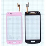 Сенсорное стекло (тачскрин) для Samsung Galaxy Core Plus SM-G350 розовое