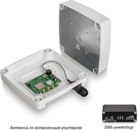 Фото 1/6 Kroks роутер Rt-Ubx RSIM DS mQ-EC для интернета 3G/4G с SMD модемом LTE cat.4, встроенный в антенну с SIM-инжектором, MIMO
