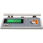 Весы фасовочные MERTECH M-ER 326AFU-6.01 LCD, белый [3105]