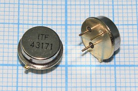 Фото 1/2 ПАВ резонаторы 431.705МГц в корпусе TO39, 1порт; №SAW 431705 \TO39\\170\\R43171\3P (ITF43171)