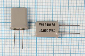 Резонатор кварцевый 10МГц, нагрузка 20пФ; 10000 \HC49U\20\\\\1Г +SL (10.000MHZ)