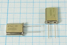 Кварцевый резонатор 10000 кГц, корпус HC49U, S, марка РК374МД, 1 гармоника, (R.Tec)