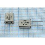 Кварцевый резонатор 10000 кГц, корпус HC49U, S, точность настройки 20 ppm ...