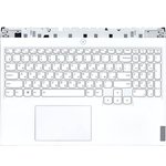 Клавиатура (топ-панель) для ноутбука Lenovo Legion 5 Pro-16ACH6 белая с белым ...
