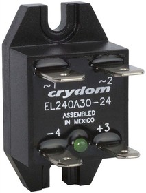 EL240A30-12, EL Series Solid State Relay, 30 A dc Load, Panel Mount, 280 V ac Load, 14 V dc Control