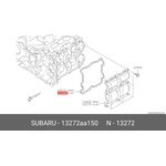 13272AA150, Прокладка клапанной крышки левая, 36D, legacy (09-), Tribeca (06-14)