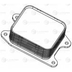 LOc 1807, Радиатор масл. для а/м Skoda Octavia A7 (13-)/VW Golf VII (12-) ...